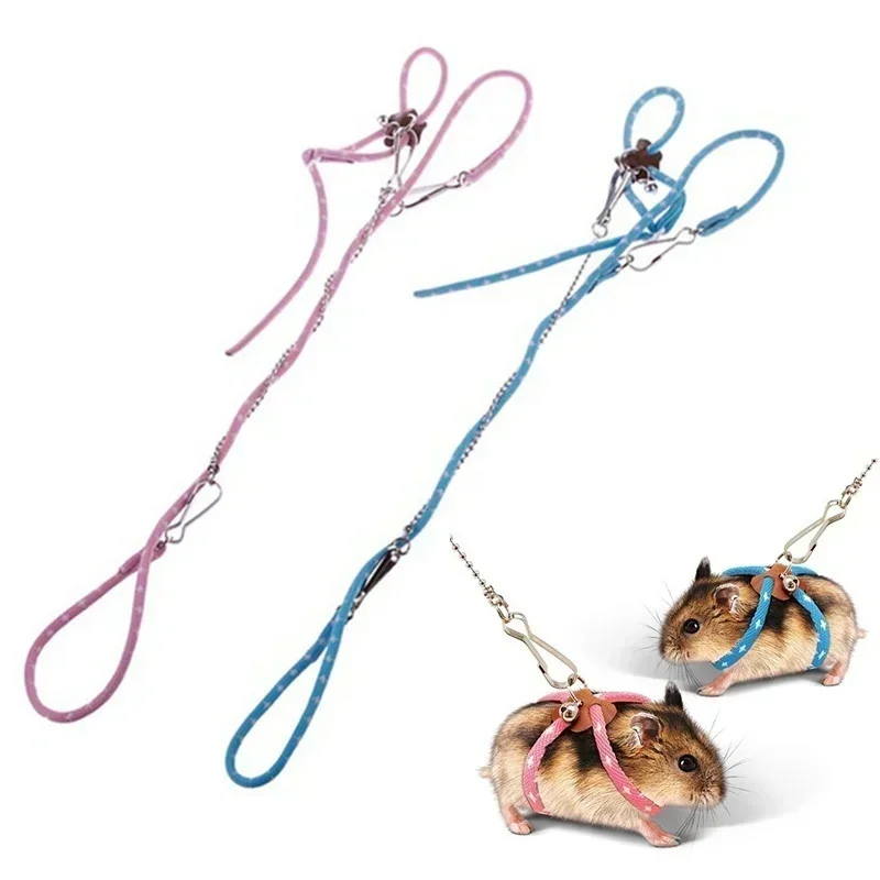 Correa suave ajustable para mascotas pequeñas, pájaro, loro, ratón, hámster, Hurón, rata, cerdo, nueva