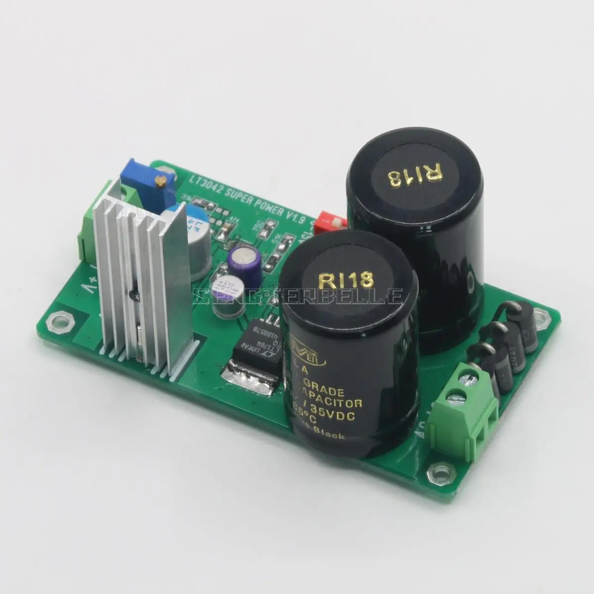 Placa de fuente de alimentación lineal de ruido Ultra bajo, interfaz Digital, HIFI, LT3042, Raspberry Pi, Amanero, XMOS