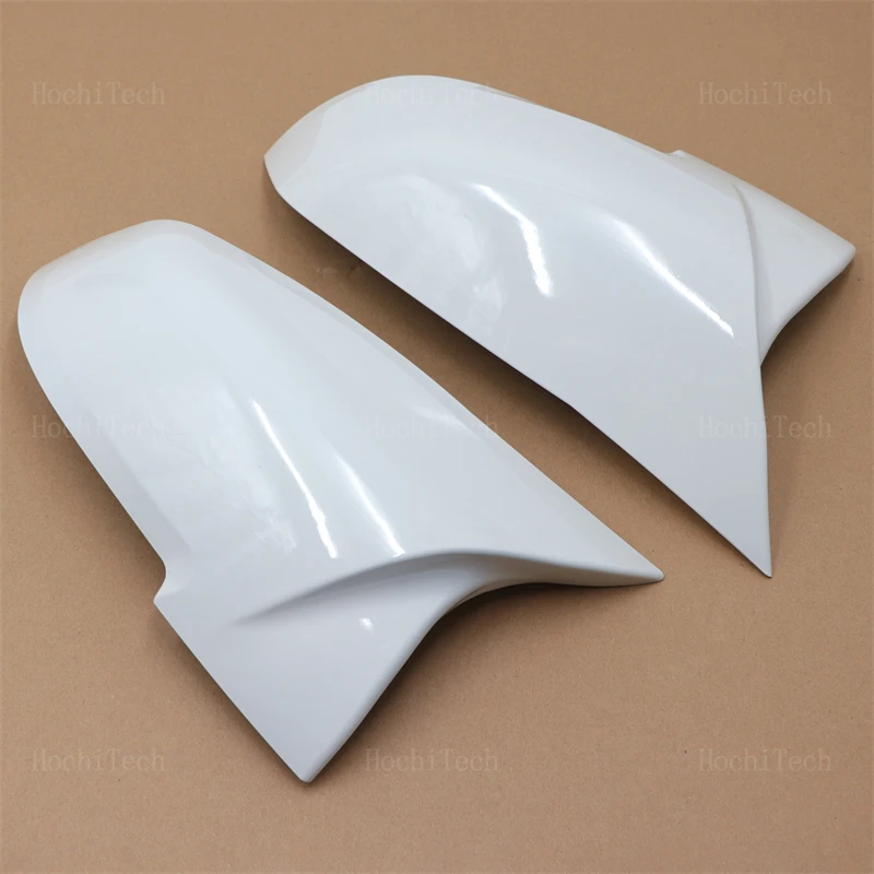 Cubierta de espejo blanco para BMW, cubierta de espejo negro para BMW 1, 2, 3, 3GT, 4, X1, E84, M2, i3, Series F20, F21, F22, F23, F30, F31, F32, F33, F34, F80, 2 unidades