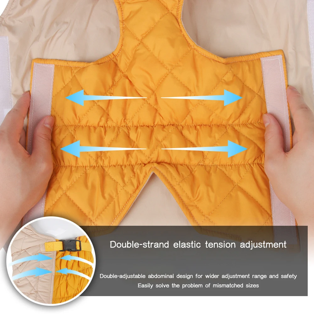 Ropa de invierno para perros, chaleco impermeable para perros, chaqueta para perros pequeños y grandes, abrigo cálido para perros, ropa acolchada, trajes de Bulldog Francés