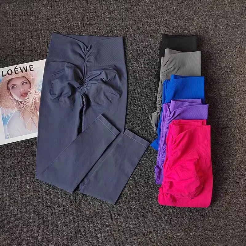 Pantalones de Yoga de Alta Gama para Mujer, Leggings Deportivos de Alta Elasticidad, Leggings de Compresión, Leggings para Correr Transpirables, Leggings para Gimnasio