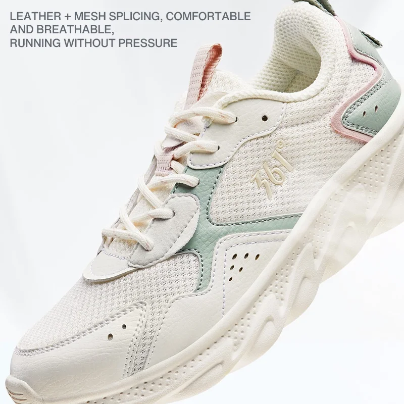 Zapatillas deportivas para correr de 361 grados para mujer, zapatillas ligeras antideslizantes con absorción de golpes, zapatillas de deporte de malla transpirable para chica 682232212