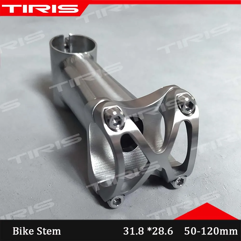 TIRIS-accesorios ultraligeros para vástago de bicicleta, piezas de ciclismo MTB, ángulo de longitud personalizado 5 °