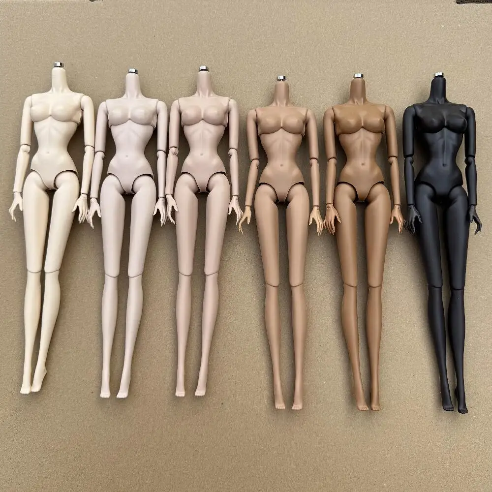 Cuerpo de muñeca LULY original, 18 tonos de piel, nubia, alta calidad, con pecho de repuesto, partes del cuerpo 1/6, extraíbles, para cabeza de muñeca Barbi/IT
