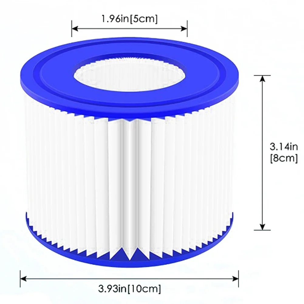 6 uds para Lay Z Lazy Hot Tub Spa piscina Miami Vegas Monaco filtros de cartucho VI jardín al aire libre Spas piscina filtros herramienta de limpieza