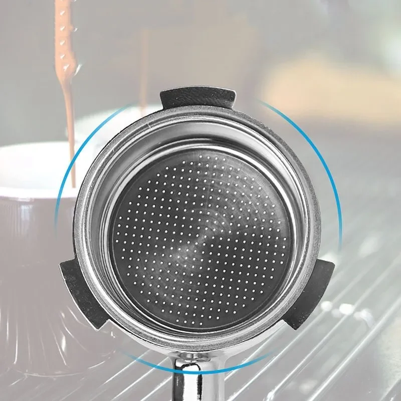 Portafiltro sin Fondo de 51 mm para Café, Compatible con HIBREW H10B/H11/H8A, Kitfort, Mr. Cafetera Sangkee ESS5, em450m, Cafetera Espresso con Cesta