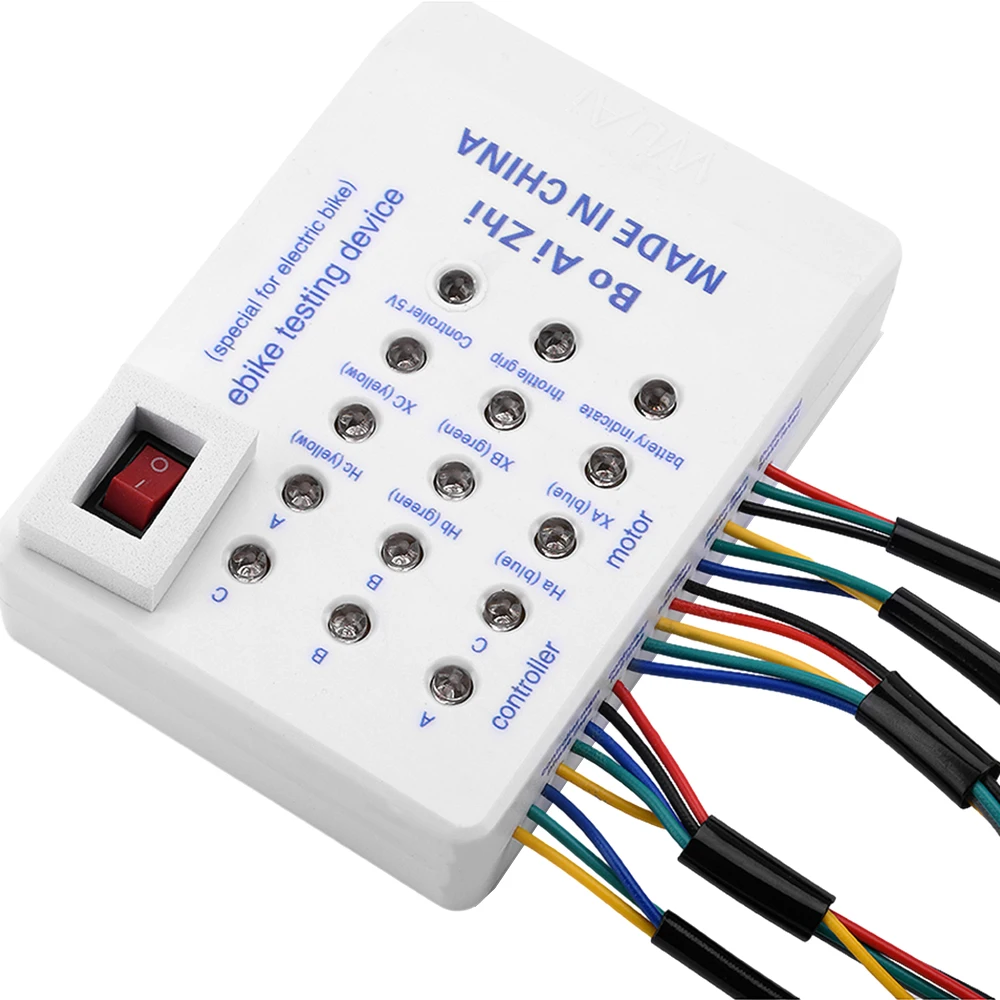 Controlador portátil duradero para motores sin escobillas de coches eléctricos y bicicletas eléctricas, compatible con 24, 36, 48, 60 y 72V, accesorio de repuesto para pruebas de vehículos eléctricos y scooters.
