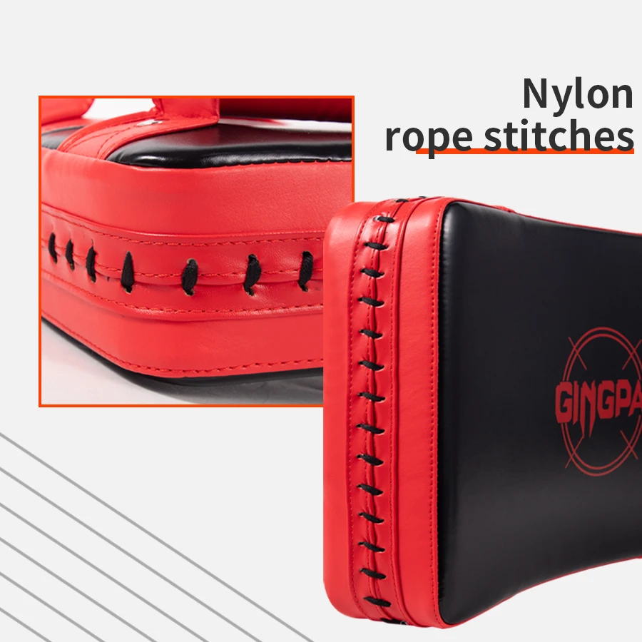 1 Uds Taekwondo Kick Pad PU Muay Thai almohadillas MMA Karate Kick Pads Kickboxing almohadillas de entrenamiento artes marciales almohadillas de boxeo Strik de cuero