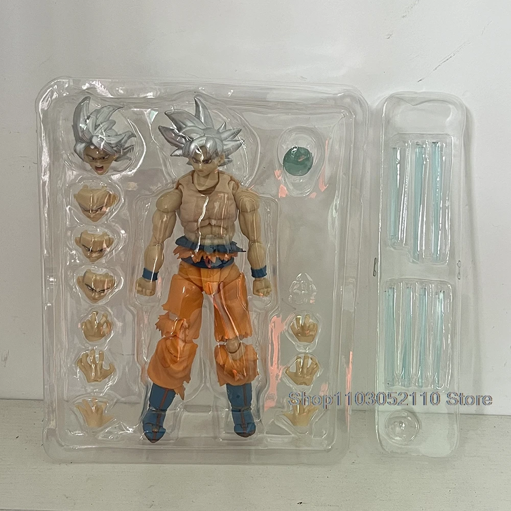 Dragon Ball Z Son Gokul figura de acción SHFiguarts Anime daño de la guerra Super Saiyan colección modelo regalos de cumpleaños