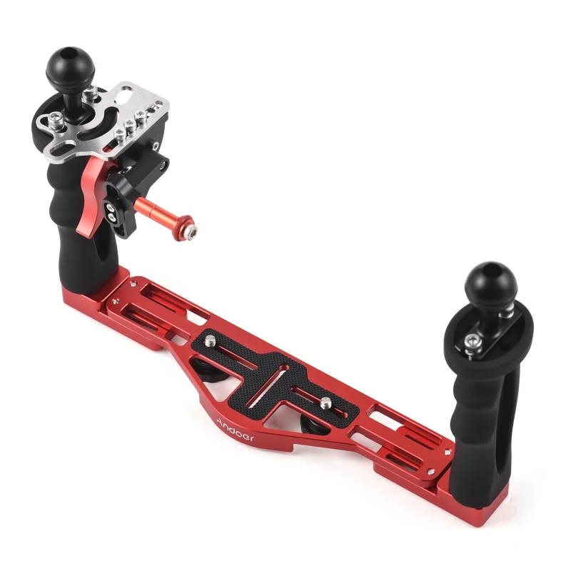 Andoer-Soporte de carcasa de buceo para cámara GoPro, Canon, Sony, Nikon, DSLR