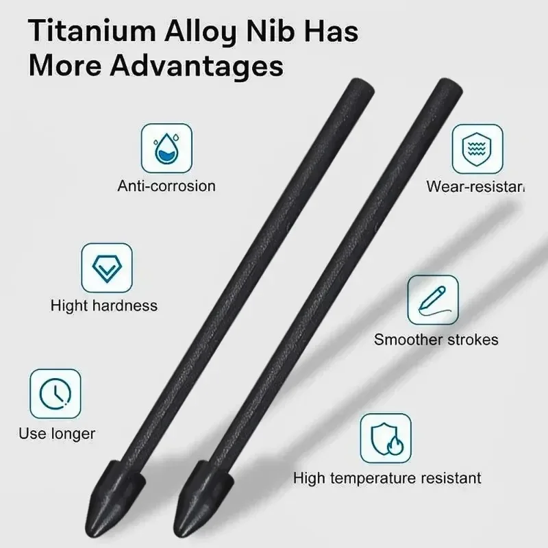 Puntas de lápiz óptico para Samsung S Pen, repuesto de lápiz S, punta de repuesto con pinza de extracción para Samsung Galaxy Tab S10/S10 Ultra/S9/S8
