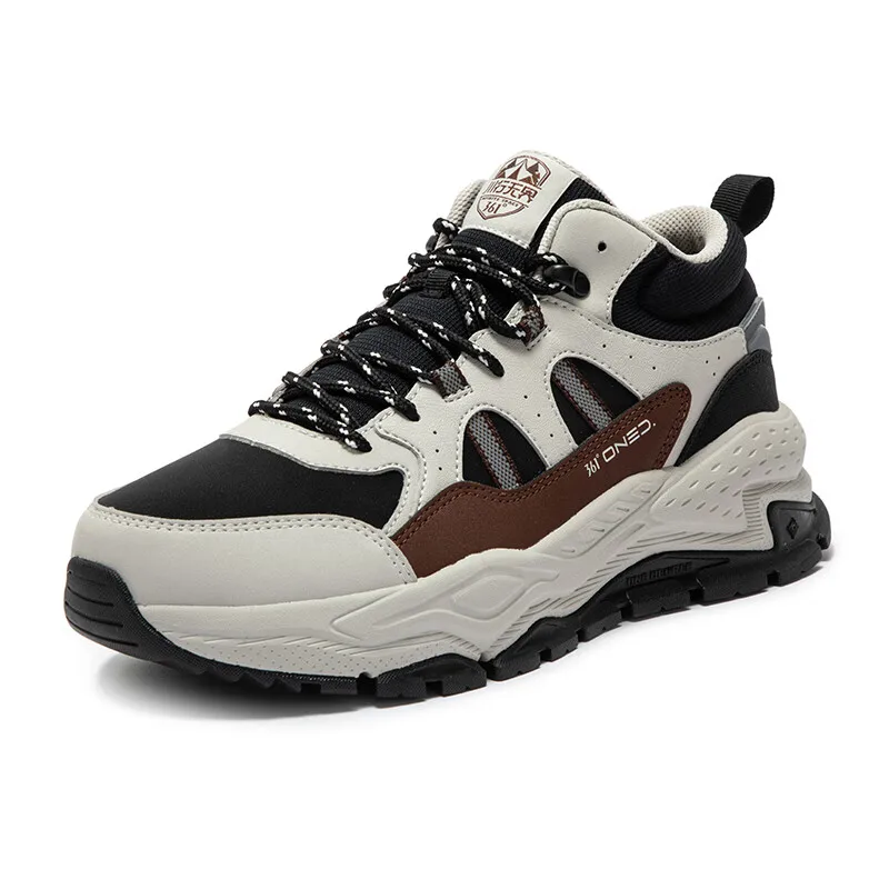 Zapatos informales para hombre de 361 grados, nuevas zapatillas Retro de felpa para otoño e invierno, cálidas, antideslizantes, clásicas, de algodón, de suela gruesa 672446705 A