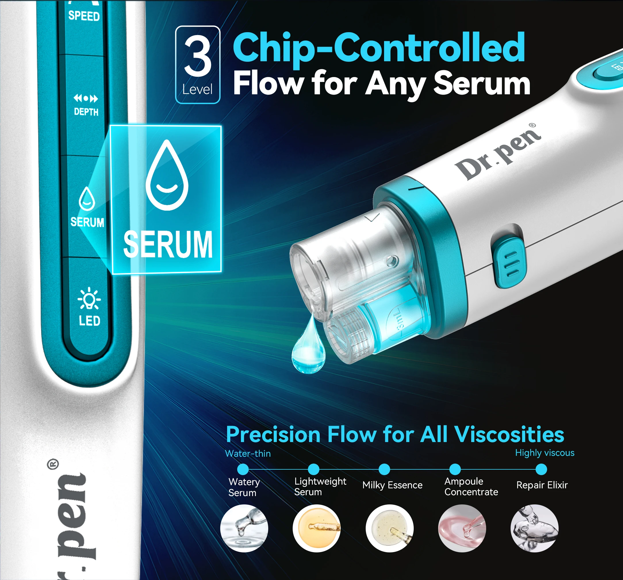 10 unidades de cartuchos Dr. Pen H6 redondos Nano de 18, 36 y 42 pines de 0.25mm, kits de agujas de repuesto para microneedling H6