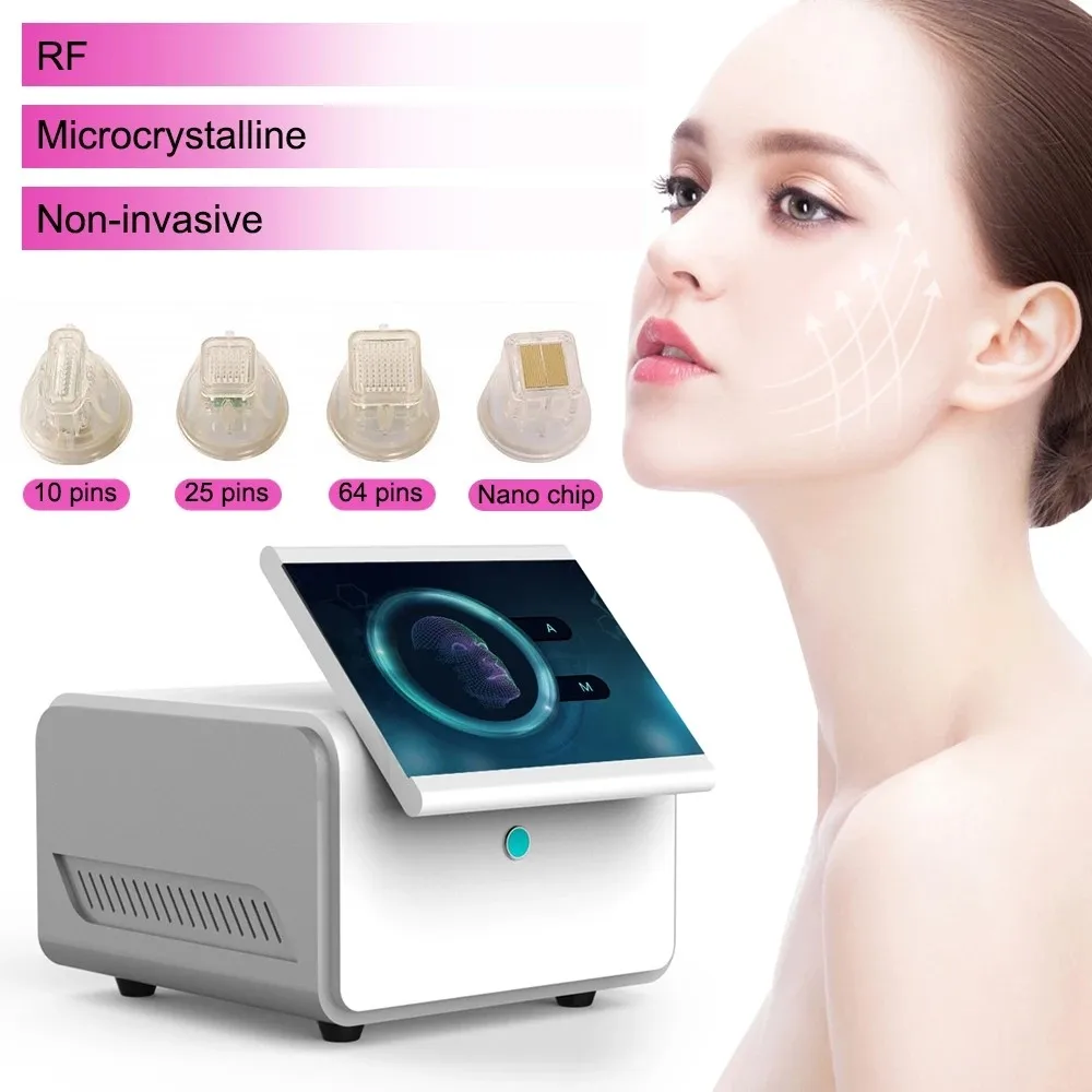 Máquina de Microagujas con Radiofrecuencia Fraccionada de Grado Profesional, Equipo de Terapia Cutánea Profesional para Reafirmar el Rostro, Antienvejecimiento y Reparación de Cicatrices