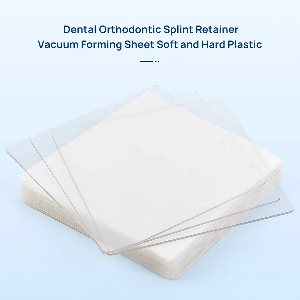 JUMTOP-retenedor de férula de ortodoncia Dental, hoja formadora al vacío, plástico suave/duro, Material de termoformado de odontología de 1,0/1,5/2,0mm