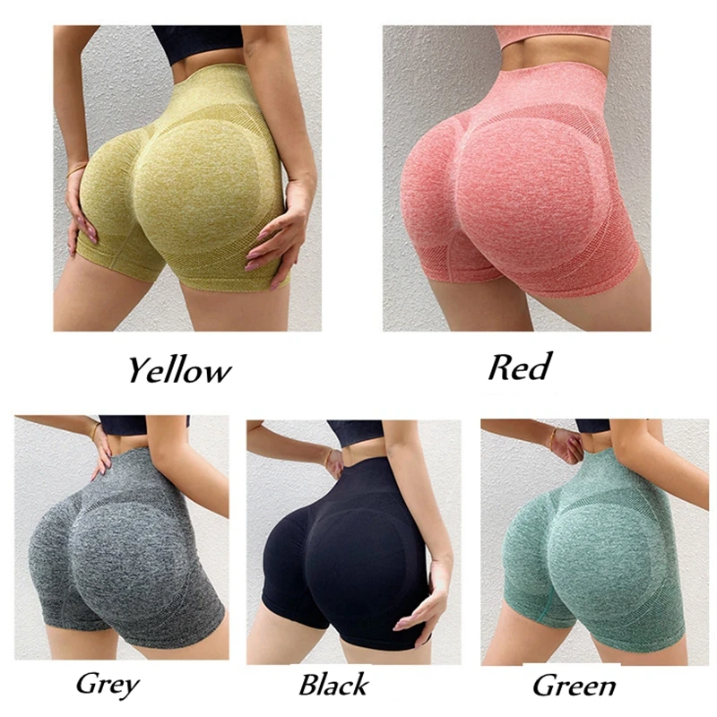 Shorts de Yoga para Mujer, Cintura Alta, Shorts Deportivos, Fitness, Yoga, Levanta Glúteos, Shorts Cortos para Gimnasio, Correr, Ropa Deportiva
