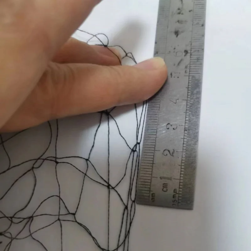 Malla de Protección para Jardín de 3x6M 3x9M 3x12M 3x15M 75D/2, Malla Antipájaros con 4 Bolsillos, Orificios de Malla de 20x20mm