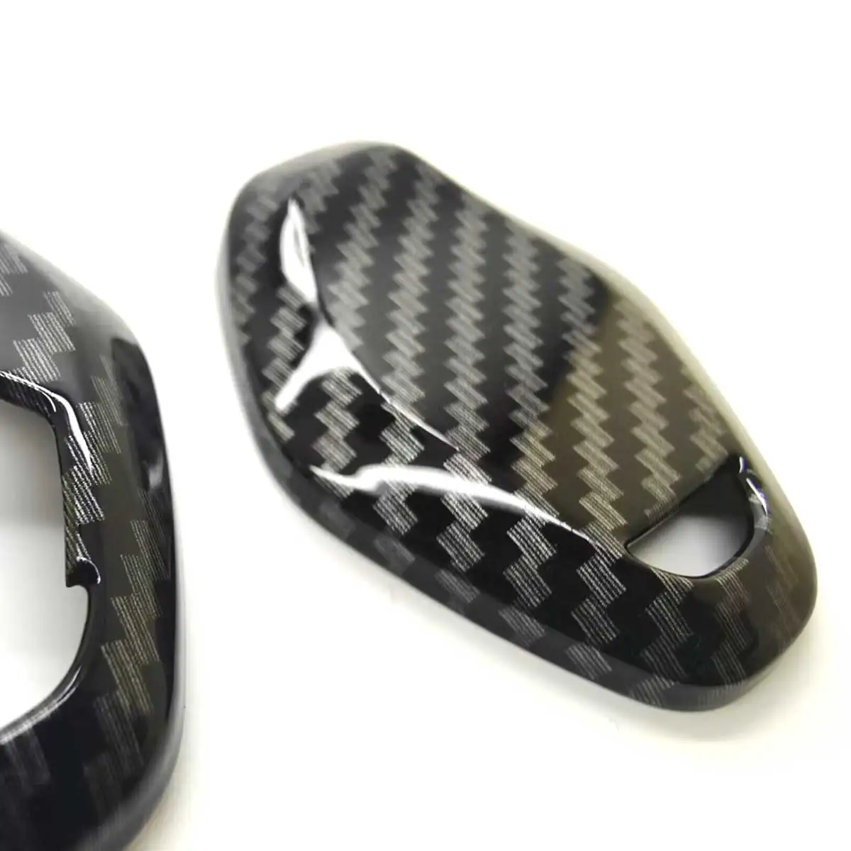 Funda protectora de fibra de carbono brillante para llave remota, accesorios, carcasa para BMW Diamond, llave remota E46 E39 E38 Z3 Z4 E83 E53