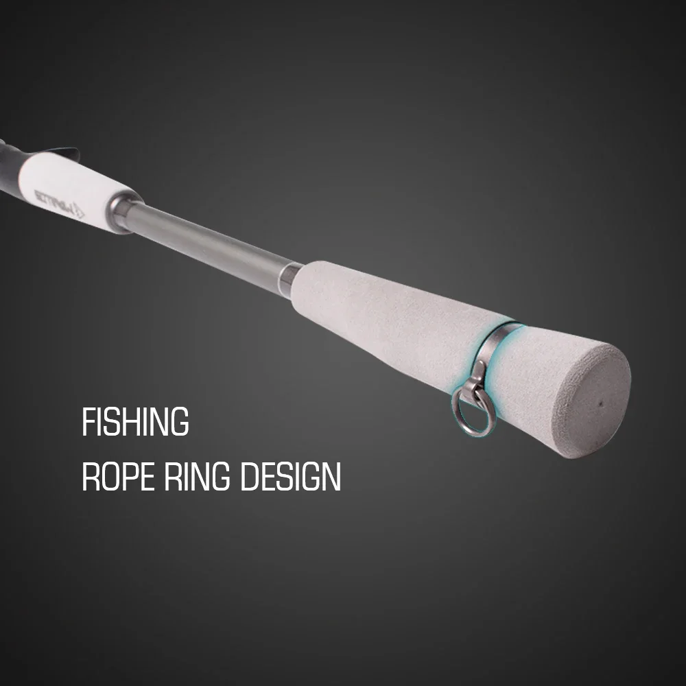 Caña de Pescar Mavllos RaptorII para Agua Salada, Punta de Carbono M, Señuelo 80-250g, Línea 20-50LB, Caña de Pescar Giratoria para Atún