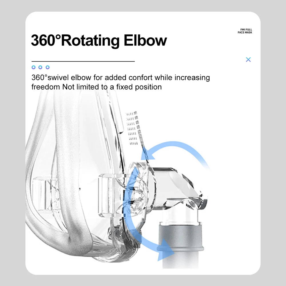Resoxy CPAP Mascarilla nasal con casco Mascarilla nasal ligera Cpap Material de silicona Mascarilla nasal cómoda para CPAP automático Apnea de ronquidos durante el sueño