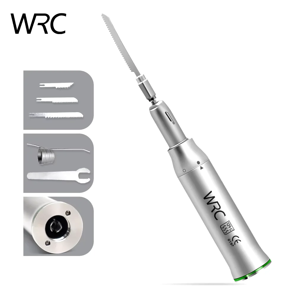 Sierra de mano para cirugía oral dental, para implantología, con hoja de sierra recíproca, para reducción ósea, accesorios de odontología