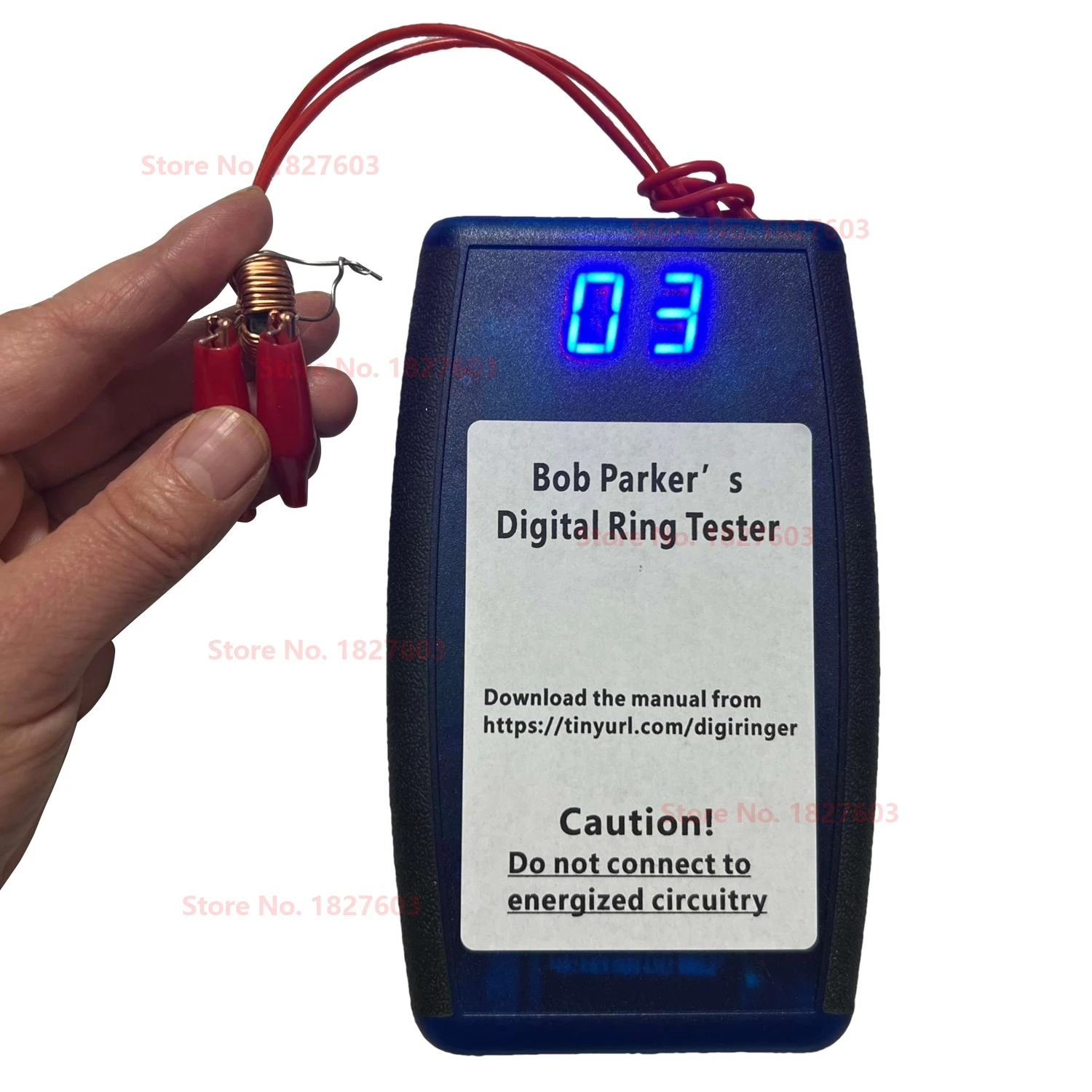 Probador de anillos básico de amplio rango Bob para inductores y transformadores, comparable al probador de anillos azules, circuitos integrados CMOS