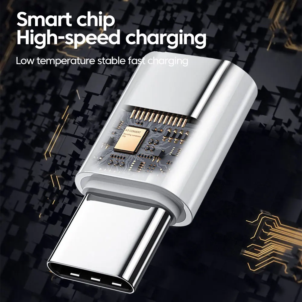 2 uds USB C a Lightning adaptador Lightning hembra a tipo C macho convertidor conector de carga de alta velocidad para iPhone 15 16