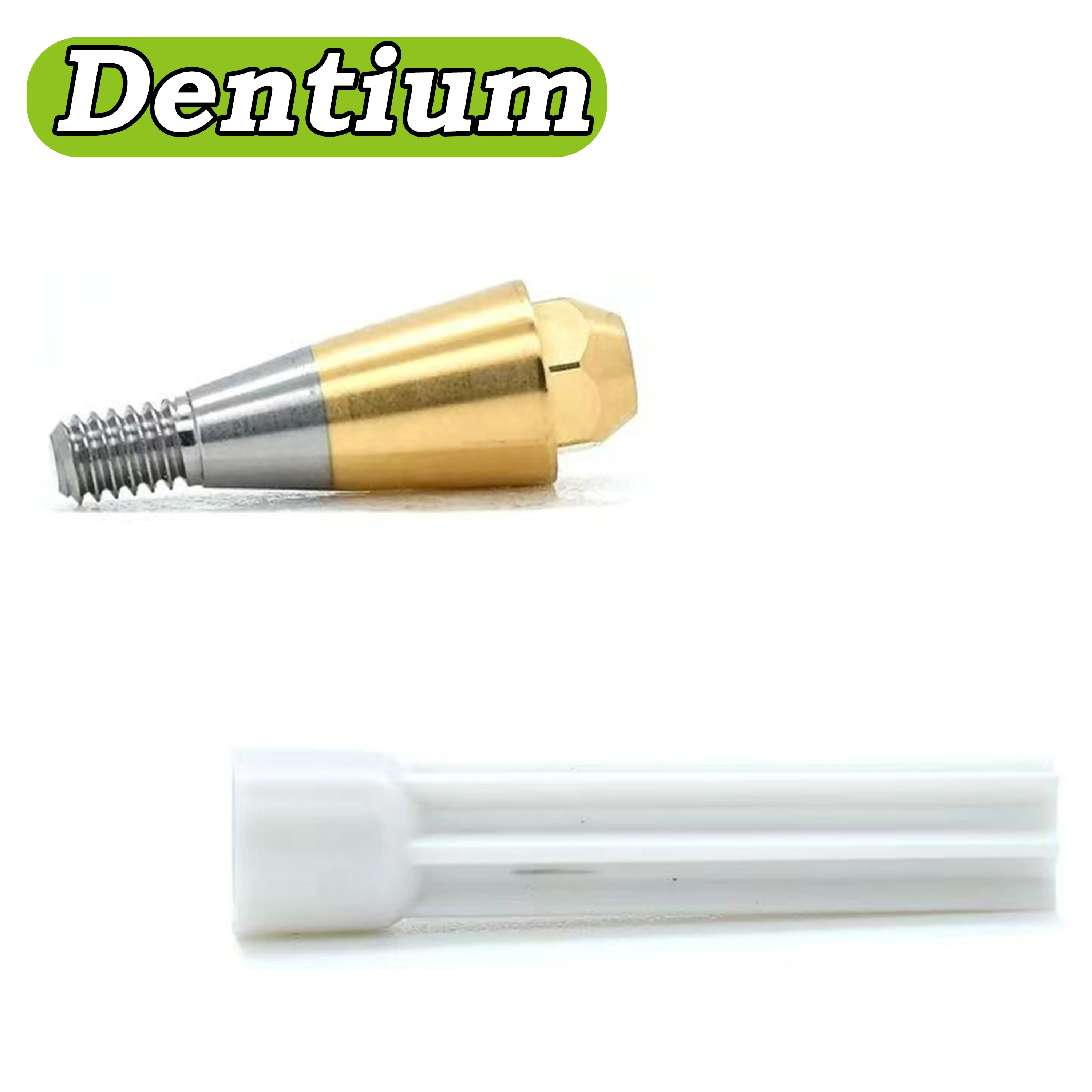 Pilar de titanio recto multiunidad SAB 45 compatible con Dentium, altura 10/15, para restauración de puente de arco completo, venta al por mayor para laboratorios dentales