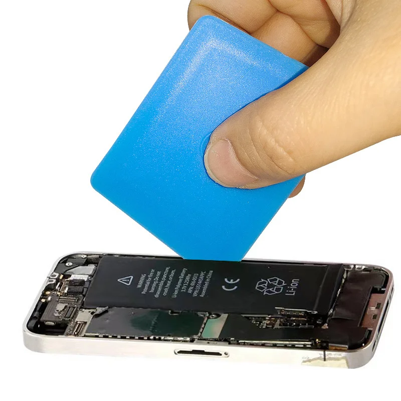 Tarjeta de palanca de plástico para batería de pantalla LCD, herramienta de desmontaje antiestática, pantalla de apertura, reparación de palanca de batería de teléfono, 5 uds.