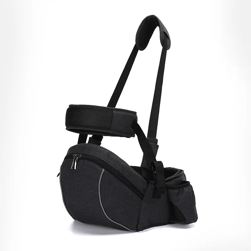 Portabebés con taburete de cintura para niños, andadores, cinturón de cintura ajustable, mochila