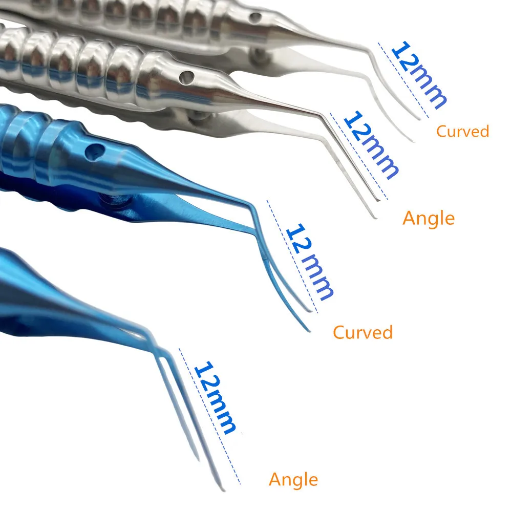 Pinzas de capsulorrexis de incisión pequeña oftálmica de 1,8mm instrumentos quirúrgicos oftálmicos de acero inoxidable
