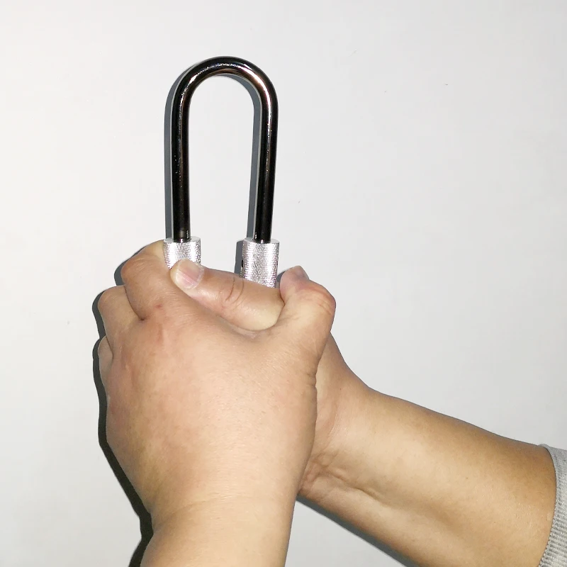 Ejercitador de fuerza de dedo con agarre de mano ajustable en forma de U para Fitness, desarrollador de músculos de muñeca y brazo, fortalecedor de potencia de 50-130kg/80-180kg