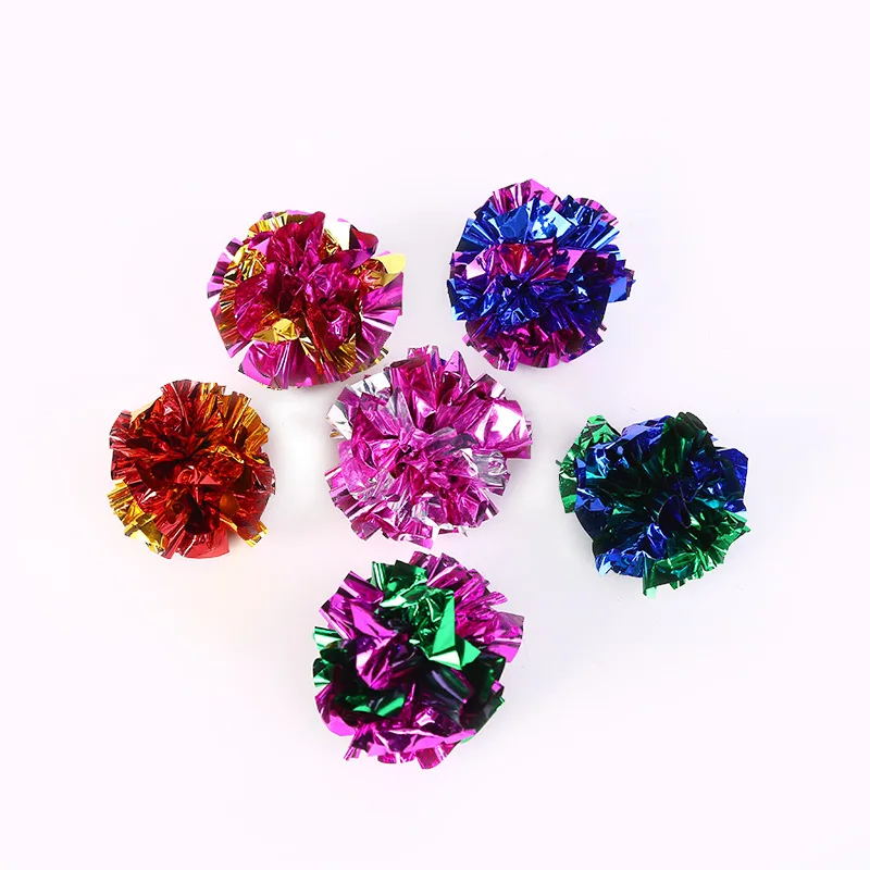 Paquete de 10 bolas de papel con timbre de 5,5 cm, juguetes para gatos, productos interactivos para mascotas, accesorios para gatos y gatitos, suministros para mascotas