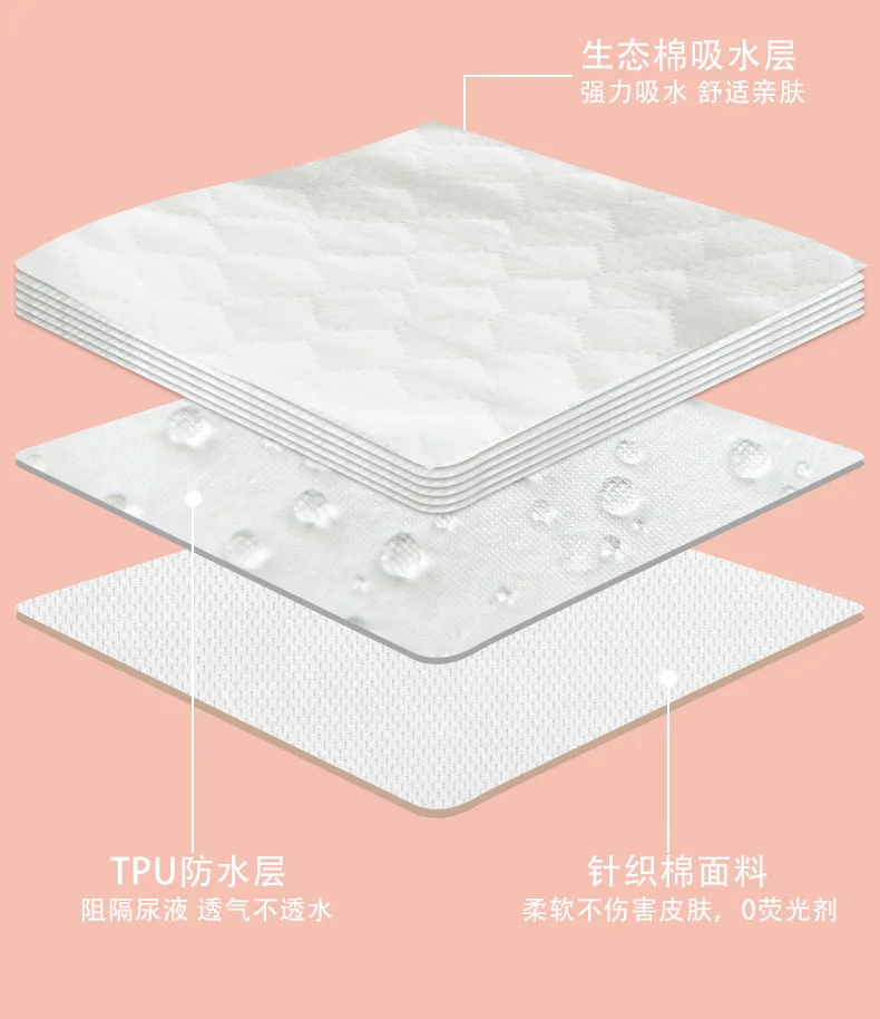 Paquete de 5 Pañales de Entrenamiento de Algodón para Bebé, Pañales de Tela Reutilizables Impermeables, Ropa Interior de Entrenamiento para Ir al Baño, Pañales para Niños Pequeños