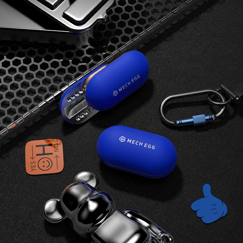Mech Egg EDC Fidget Slider Metal Fidget Toys herramienta para TDAH antiansiedad juguetes de escritorio de oficina juguetes para aliviar el estrés para adultos regalos de cumpleaños