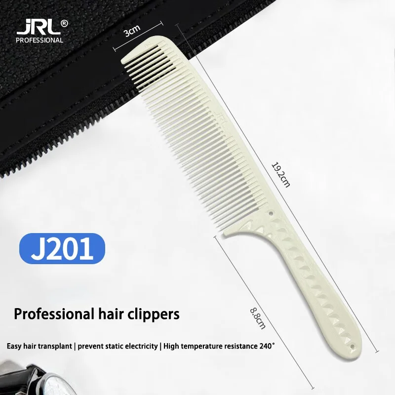 JRL Juego de peine de peluquería profesional de serie completa, peine de peluquería con diseño antideslizante, accesorios de herramientas de salón