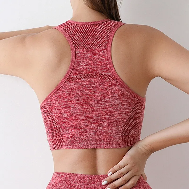 CZGUKE Sujetador Deportivo Push Up Transpirable para Mujer, Ropa Interior Deportiva, Running, Yoga, Fitness