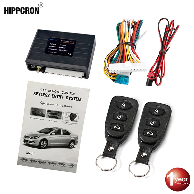 Cerradura Central remota para puerta de coche, sistema sin llave, bloqueo Central con sistemas de alarma para coche, Kit Central remoto automático, Control remoto