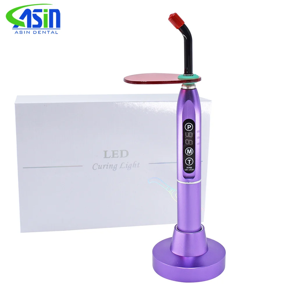DEASIN-Lámpara de luz de curado Dental inalámbrica LED, máquina de odontología, resina polimerizada, 5s/3mm, lámpara de ortodoncia Dental curado con luz