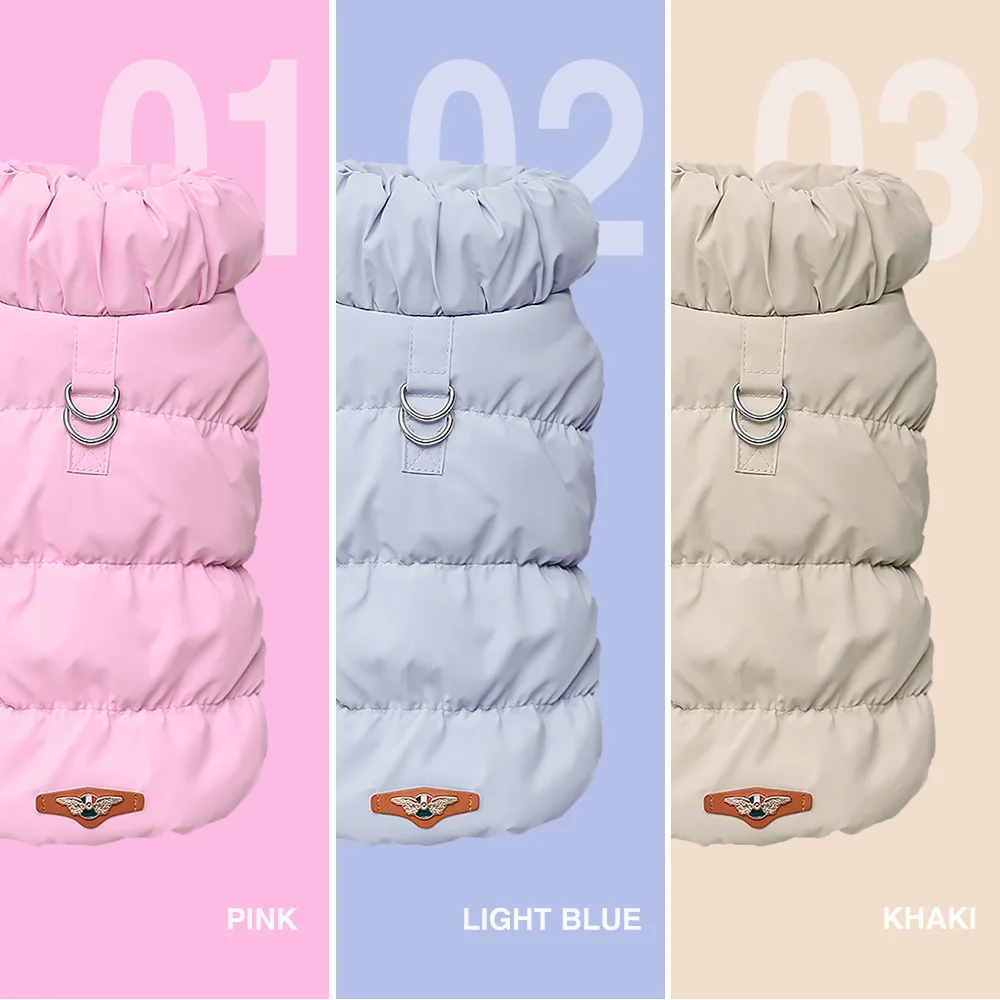 Ropa suave y cálida para perros, abrigo acolchado para cachorros y gatos, chaqueta para perros pequeños y medianos, chaleco para caniche, Bulldog Francés, Chihuahua, traje para mascotas