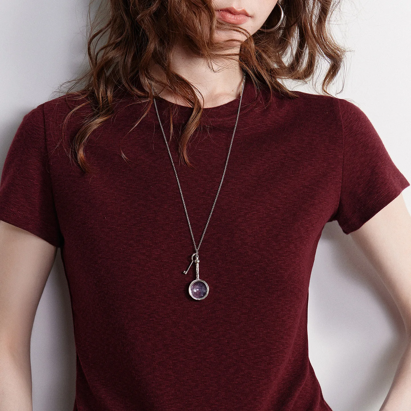 Camiseta de Mujer TOYOUTH, Verano 2026, Nueva, de Algodón, Corte Ajustado, Estilo Dopamina