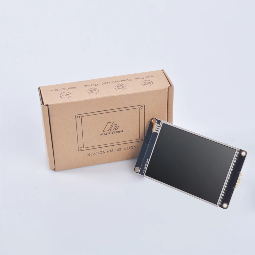 Nextion Enhanced NX4832K035 - Genérico 3,5 ''480*320 RTC incorporado / Capacidad de flash más grande / Reloj MCU más rápido Pantalla táctil HMI