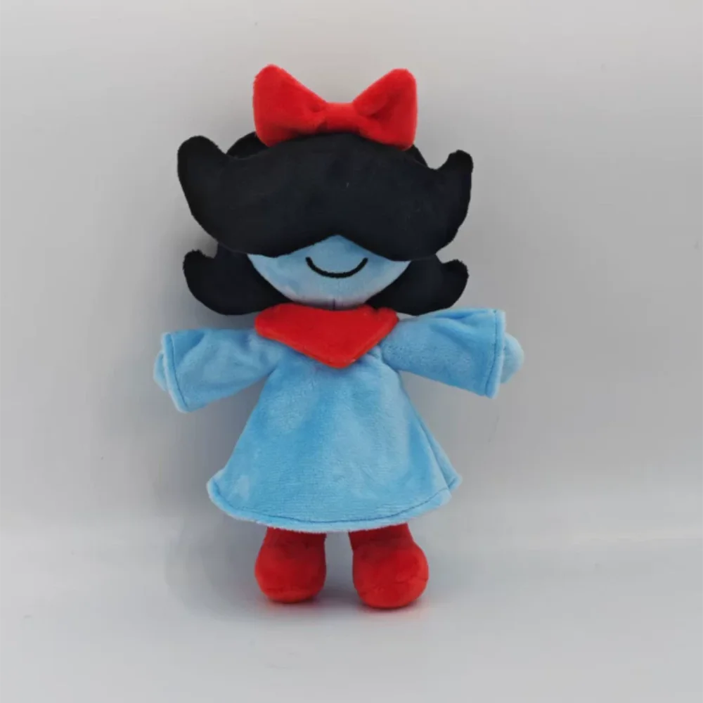 Muñeco de Peluche Deltarune Kris Aqua de 25 cm, Suave y Adorable, Juguete de Peluche para Cumpleaños, Almohada Decorativa, Muñecos de Peluche Deltarune, Regalo de Navidad