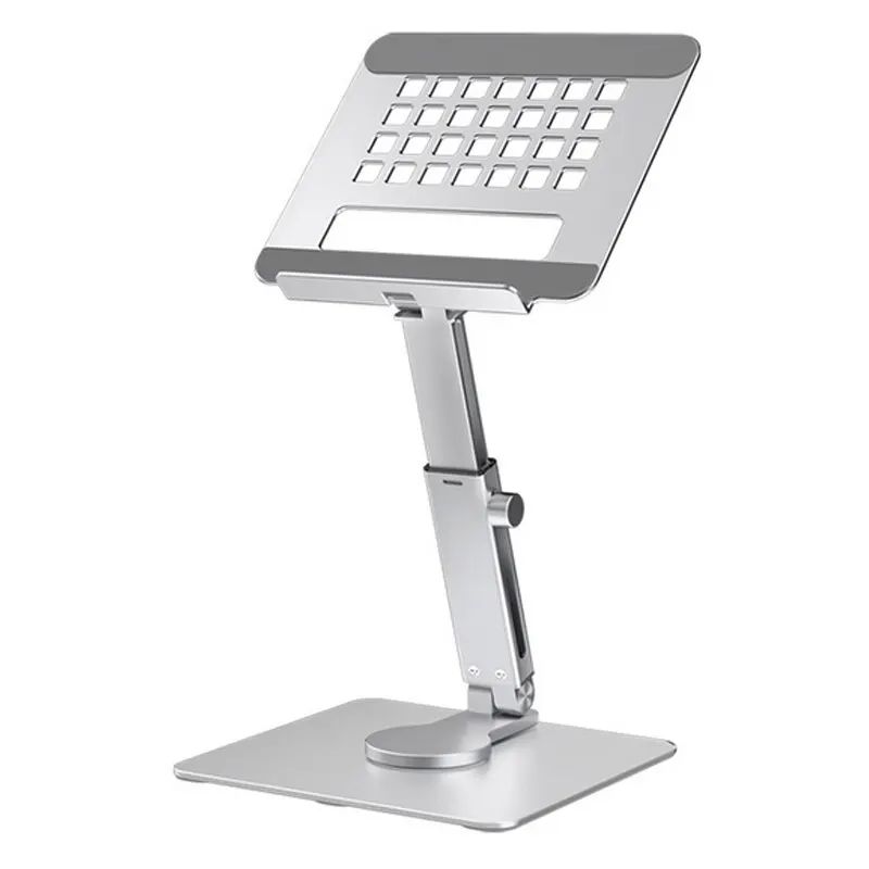 Soporte para tableta de aluminio 360 ° Soporte de escritorio ajustable plegable giratorio para iPad Pro Air 4 Mini 12,9 4-14 pulgadas Xiaomi Tab