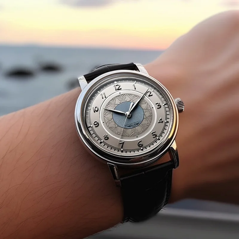 Reloj de Pulsera para Hombre, Estilo Casual, Retro, Digital, de Cuarzo, con Correa Sencilla para Negocios