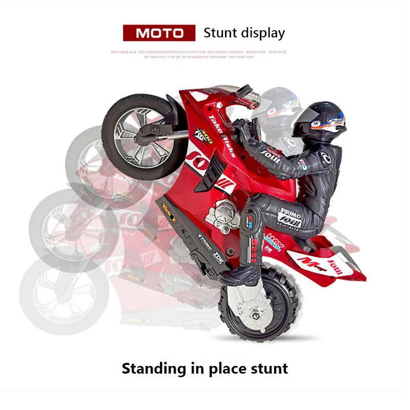 Motos RC 1:6 1:10 Motor eléctrico coches RC de alta velocidad 4CH Control remoto motocicleta de carreras coche de deriva niños regalo de Festival de Navidad