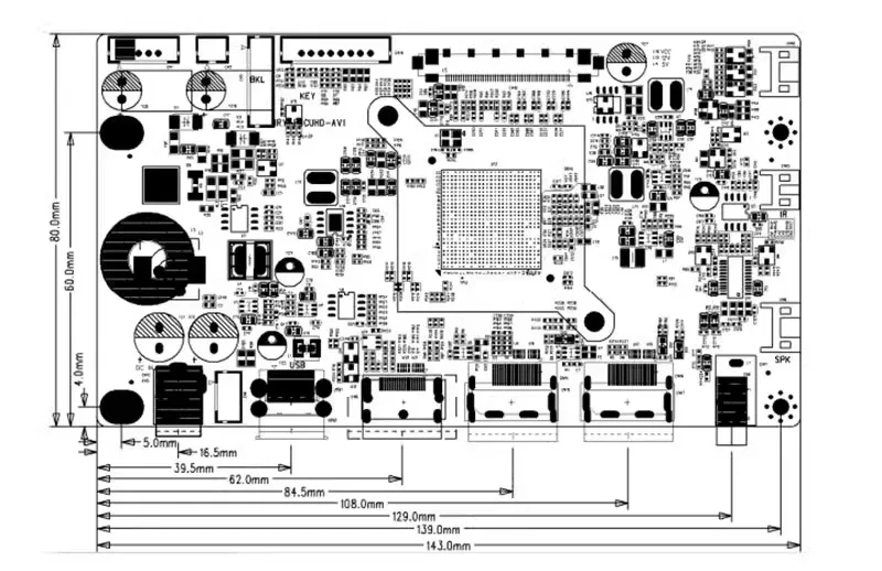 Kit de placa base de Control para LM270WR5, M270KCJ-K7B, M270QAN01, LM315WR1, 4K, eDP(4 carriles), puerto HDMI DP, JRY-F90UHD