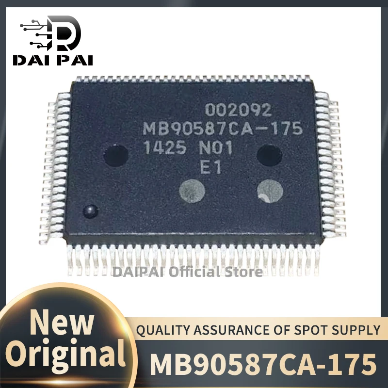 (1 UDS-5 uds/lote) 100% nuevo original MB90587CA-175 MB90587CA MB90587 QFP chip de placa de ordenador automotriz