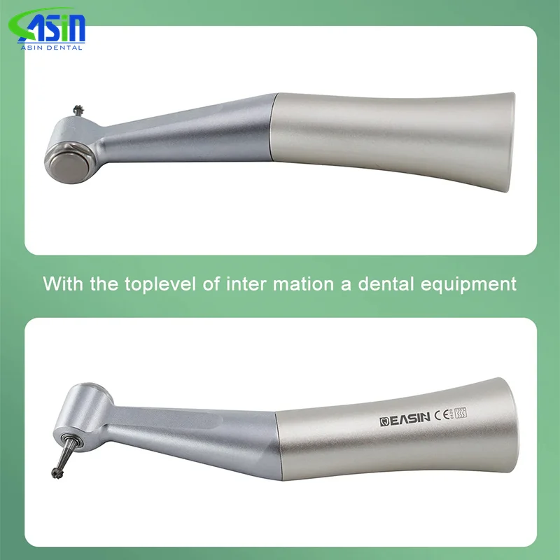 Pieza de mano Dental FX25 de baja velocidad, instrumentos de cirugía dental de contraángulo 1:1, relación de engranaje de accionamiento directo, aplicable para Motor de aire tipo E