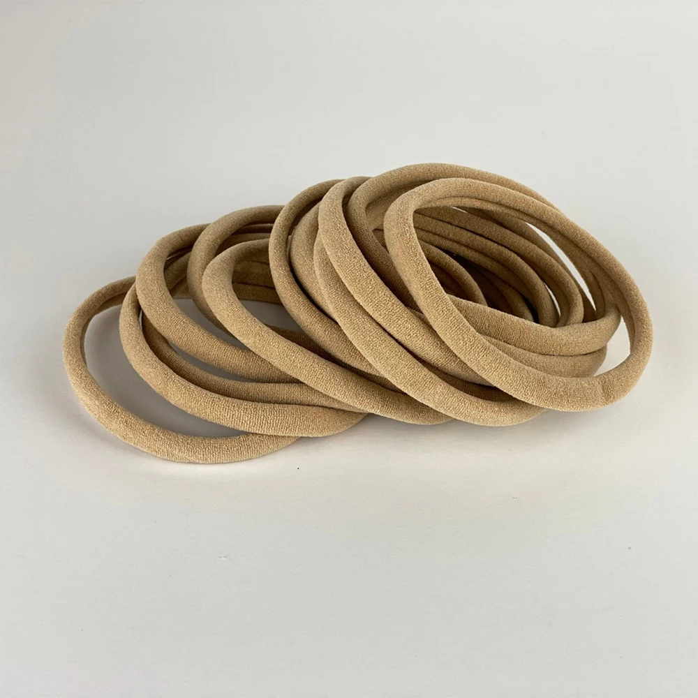 100 unids/lote bebé niña DIY elástico flaco Nylon chica elástico cena suave diadema accesorios para bebé sombreros infantiles artículos para bebé